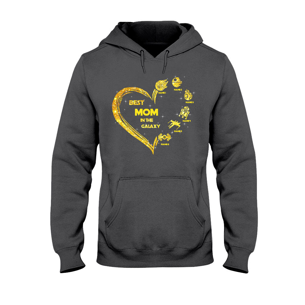 Personalized Best Mom in the Galaxy T-shirt & Hoodie Gift