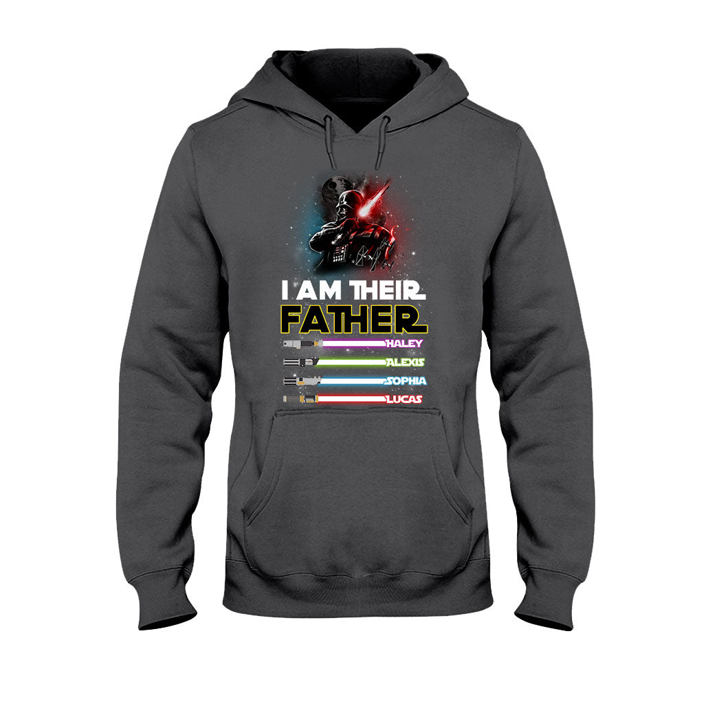 Personalized Father T-shirt & Hoodie with Custom Names | Father's Day Gift