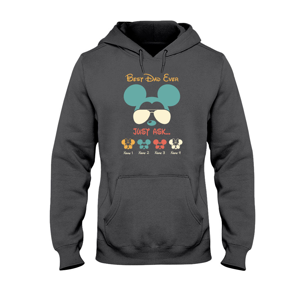 Personalized Father's Day Mouse T-Shirt & Hoodie Gift for Dad
