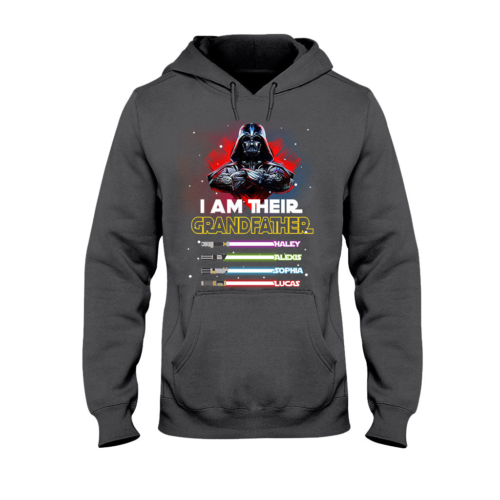 Personalized Grandfather T-shirt & Hoodie with Custom Names