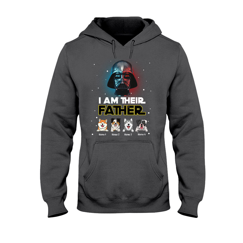 Personalized Dog Dad T-Shirt and Hoodie - I Am Their Father Gift