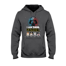 Load image into Gallery viewer, Personalized Dog Dad T-Shirt and Hoodie - I Am Their Father Gift
