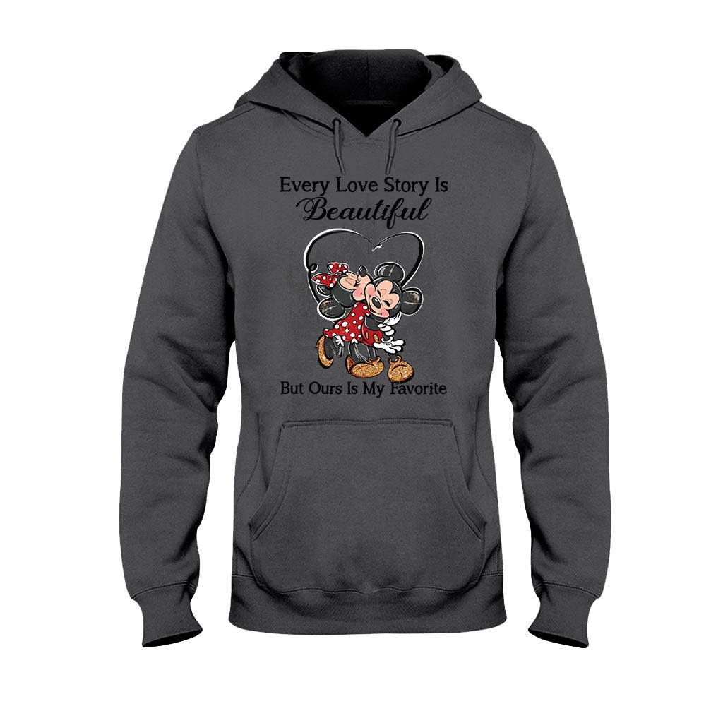 Personalized Love Story Mouse T-Shirt & Hoodie Gift for Couples