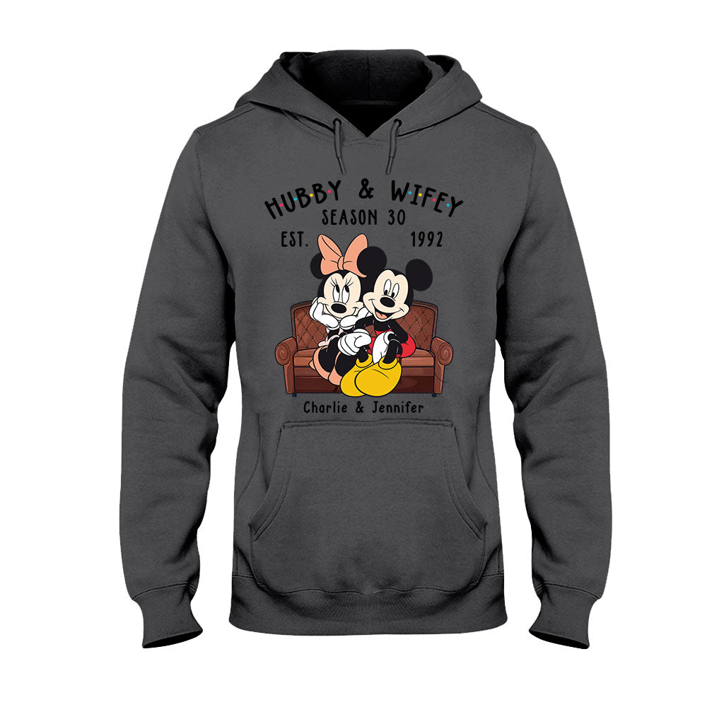 Personalized Couple Mouse T-shirt & Hoodie Gift for Anniversaries