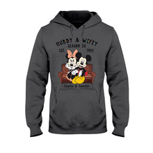 Load image into Gallery viewer, Personalized Couple Mouse T-shirt &amp; Hoodie Gift for Anniversaries

