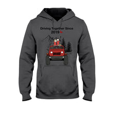 Load image into Gallery viewer, Personalized Couple Driving Together Since Shirt &amp; Hoodie Gift

