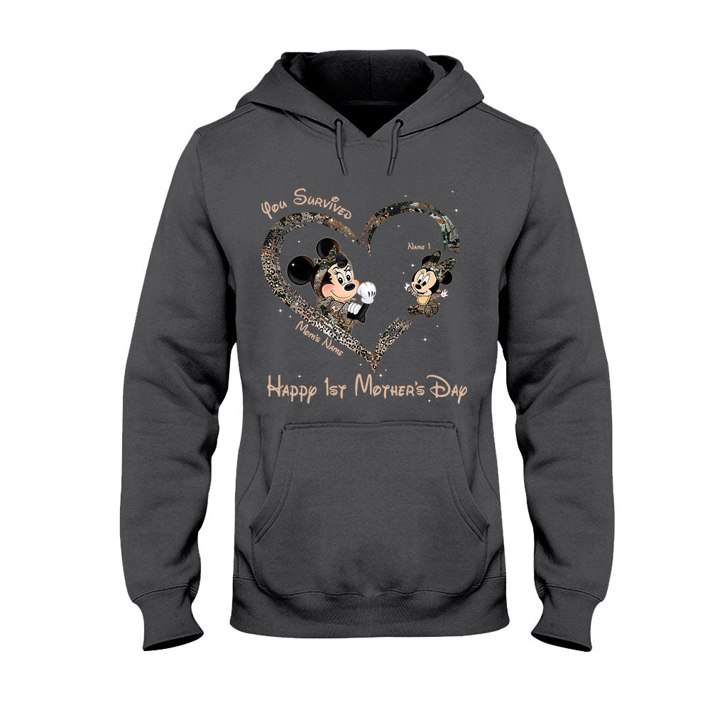 Personalized Mother's Day T-shirt & Hoodie You Survived Gift for Mom