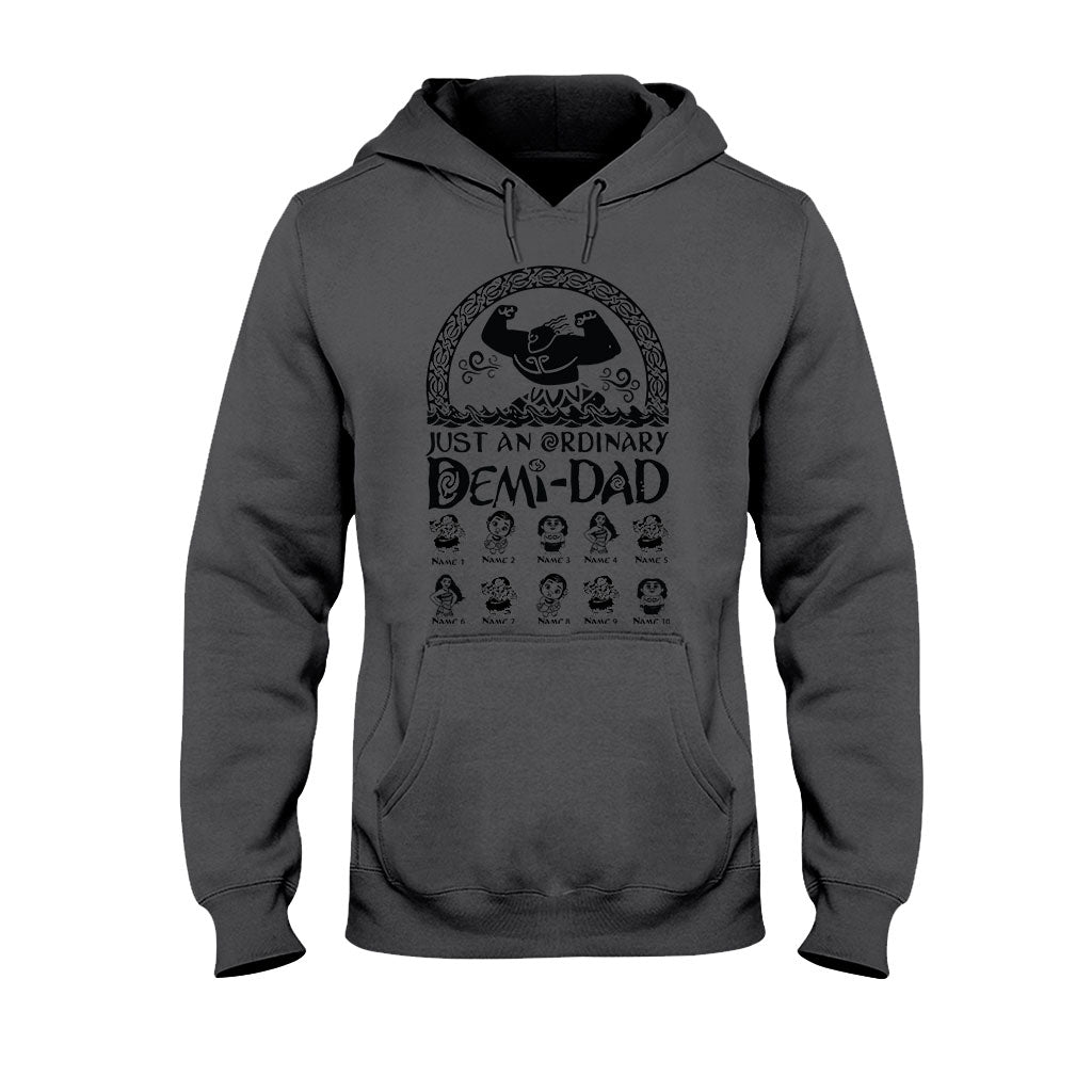Personalized Demi-Dad T-Shirt & Hoodie Custom Name Gift for Father's Day