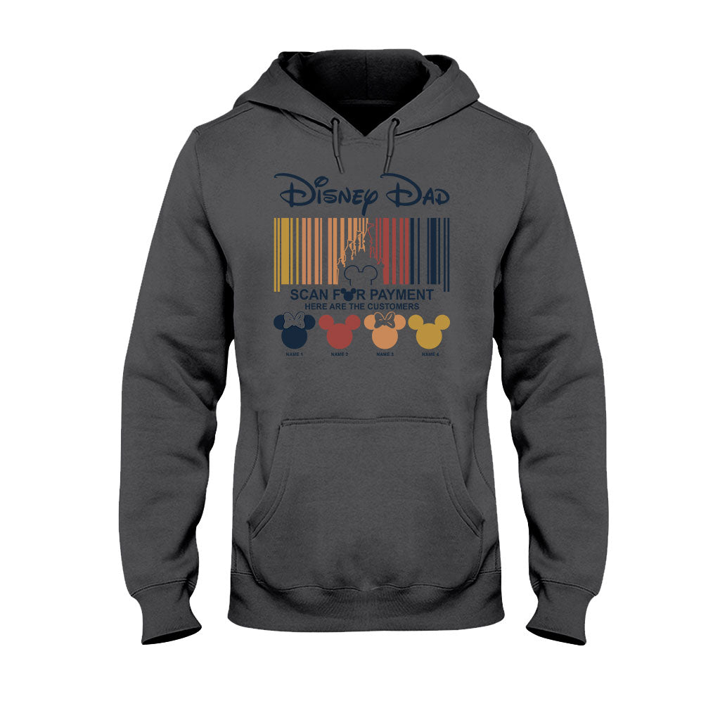 Personalized Scan For Payment T-shirt Hoodie Gift for Dad