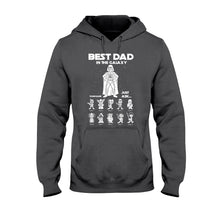 Load image into Gallery viewer, Personalized Best Dad In The Galaxy T-shirt &amp; Hoodie Gift
