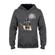 Load image into Gallery viewer, Personalized Best Dad in the Galaxy T-Shirt &amp; Hoodie for Father's Day
