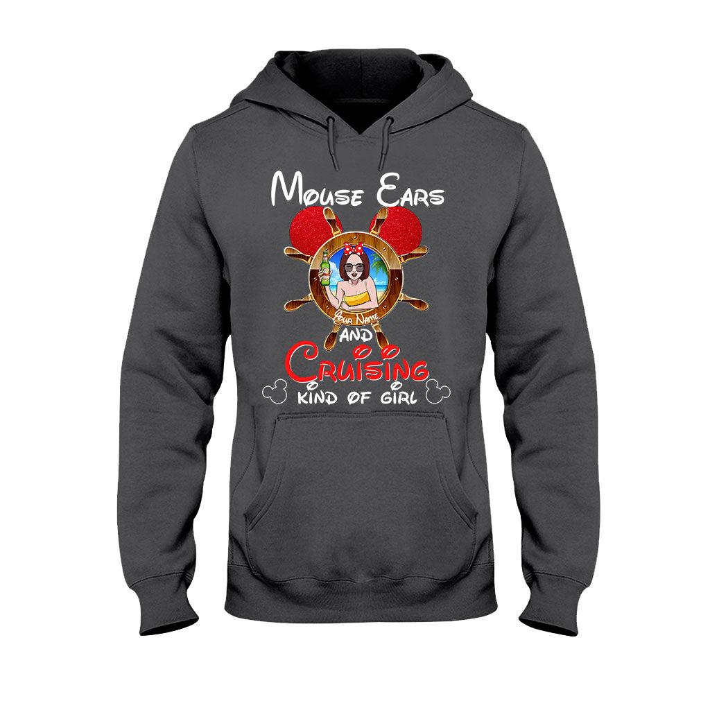 Personalized Mouse Ears Cruising T-shirt & Hoodie Gift for Her