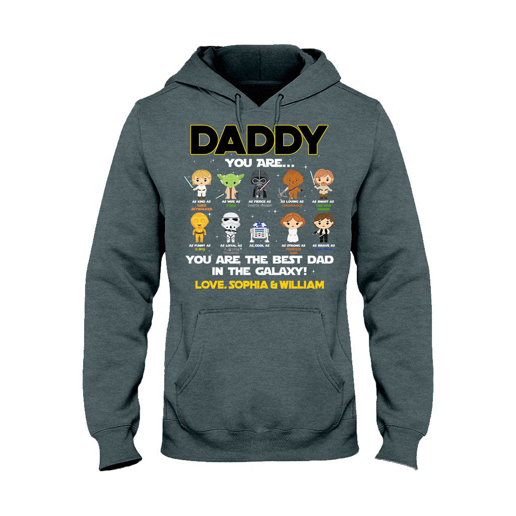 Personalized Father's Day T-shirt with Star Wars Design Gift for Dad