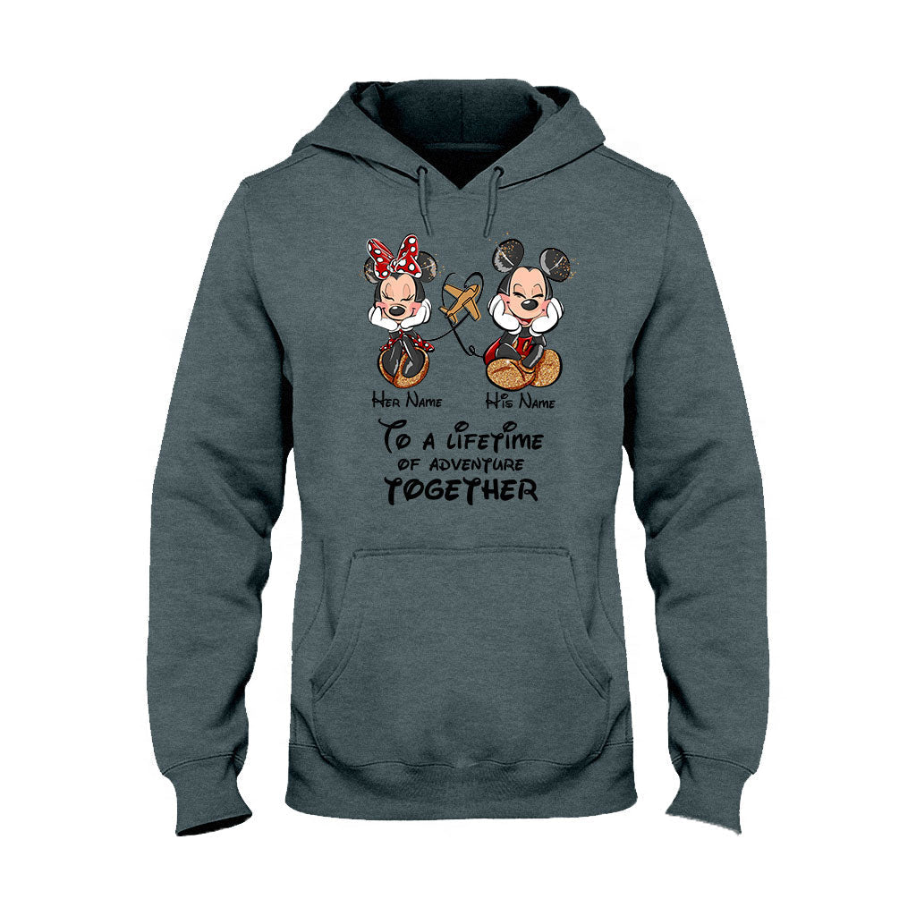Personalized Disney Adventure T-shirt & Hoodie for Couples