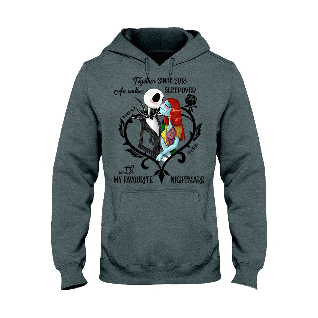 Personalized Nightmare T-shirt and Hoodie Gift for Couples