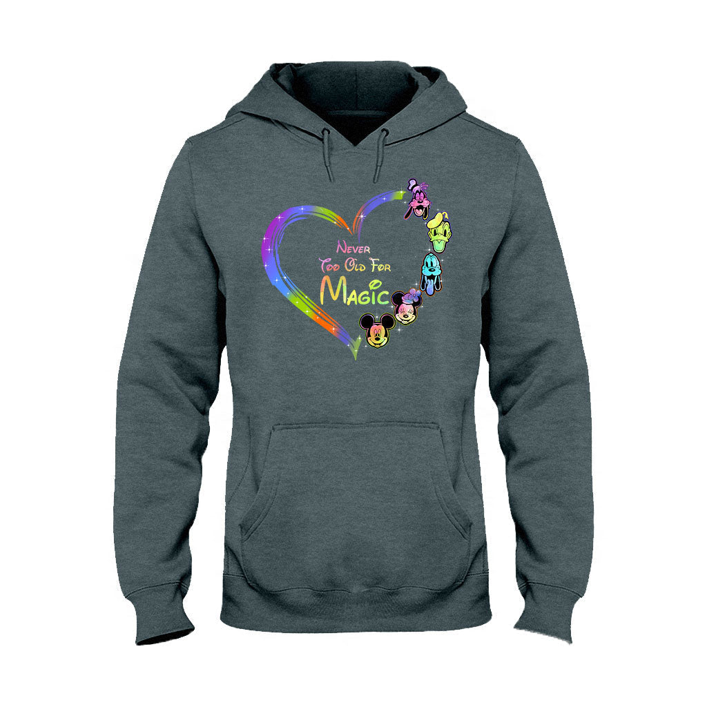 Personalized Never Too Old For Magic T-shirt & Hoodie Gift for All Ages