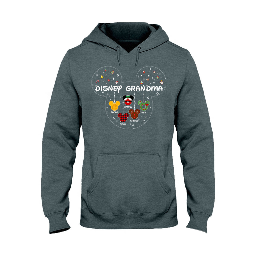 Personalized Christmas T-shirt and Hoodie for Grandma