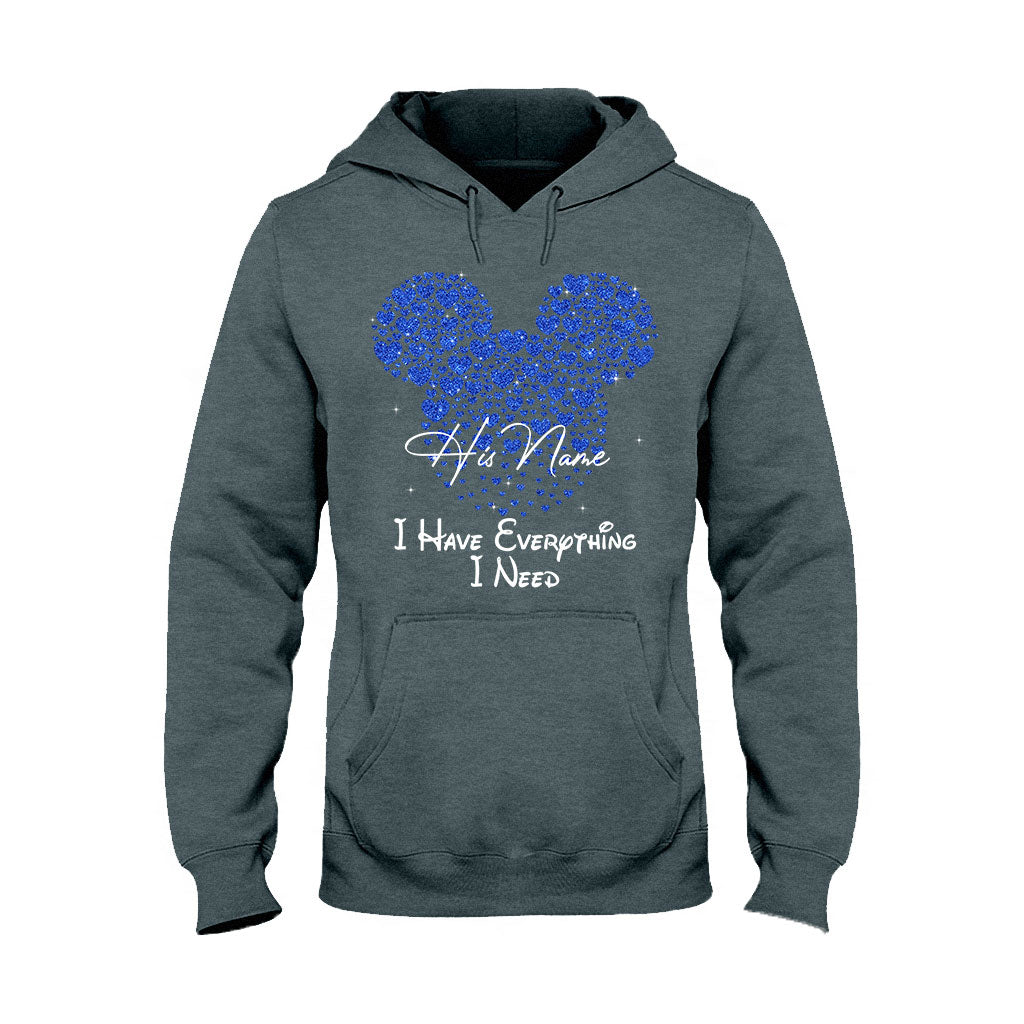 Personalized Mouse T-shirt & Hoodie Custom Name Gift for Couples