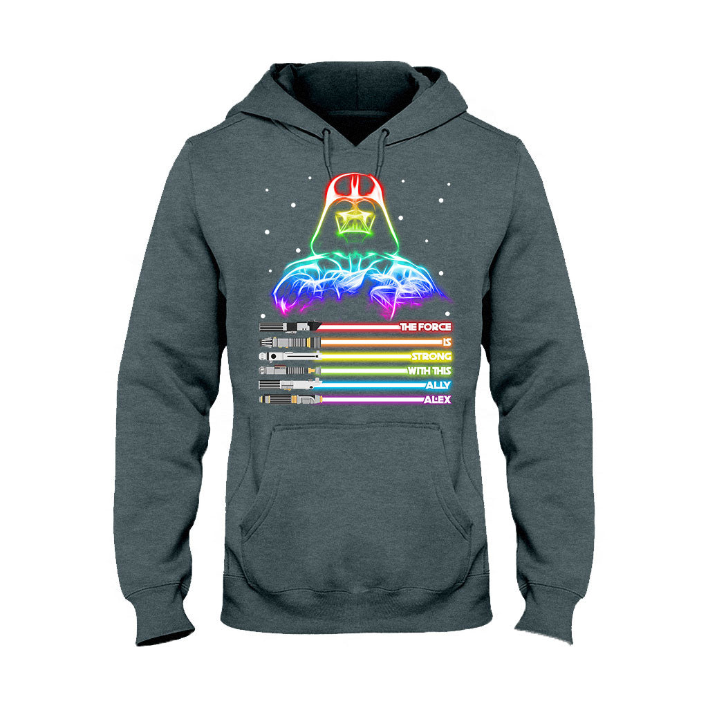 Personalized LGBT Support T-Shirt & Hoodie with Custom Name