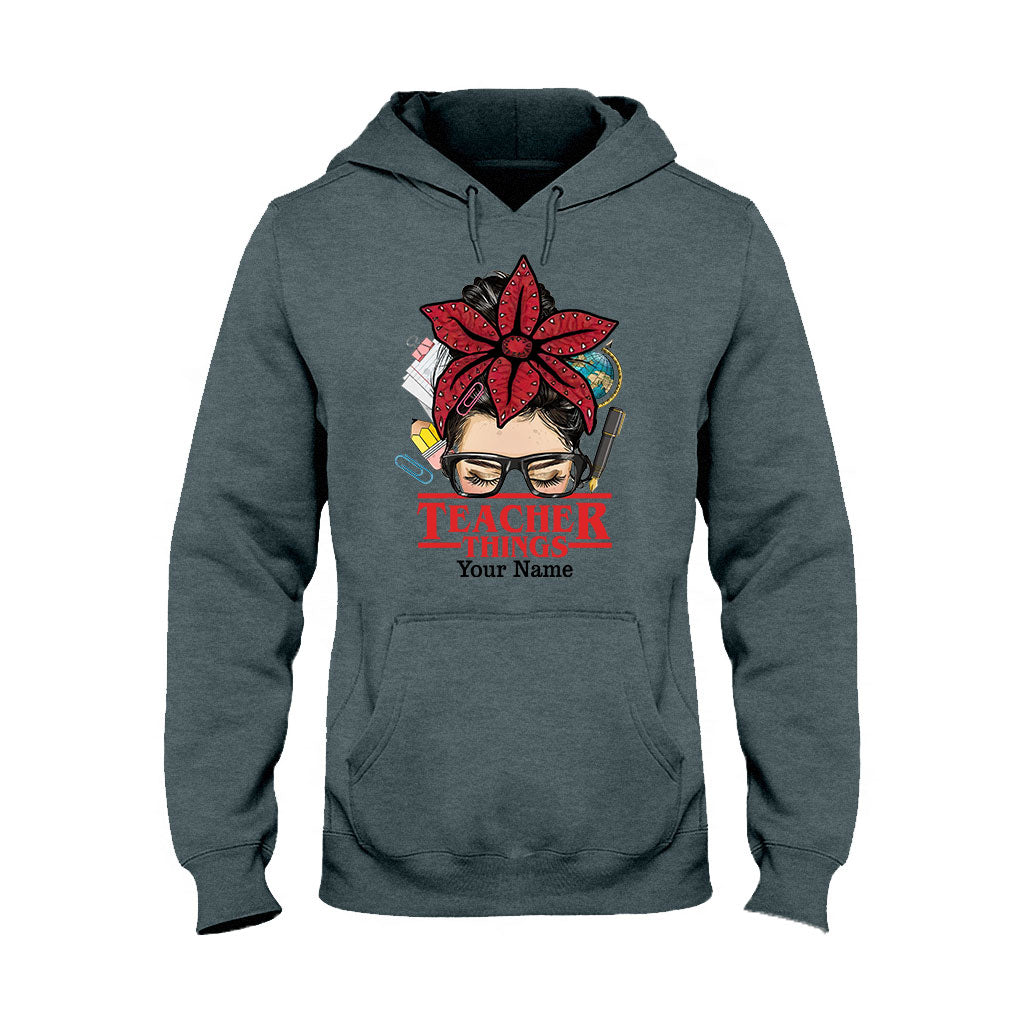 Personalized Teacher Things T-shirt & Hoodie Custom Name Gift