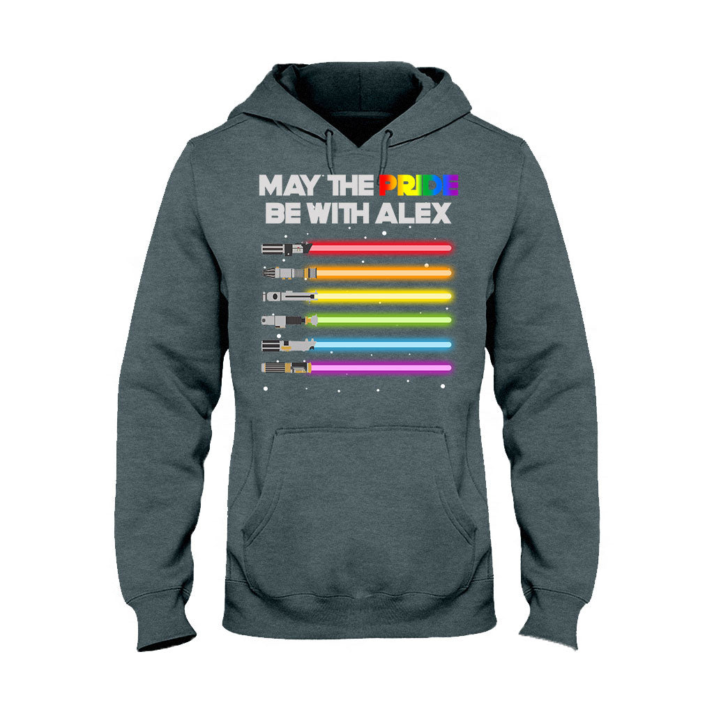 Personalized LGBT Pride T-shirt & Hoodie with Custom Name
