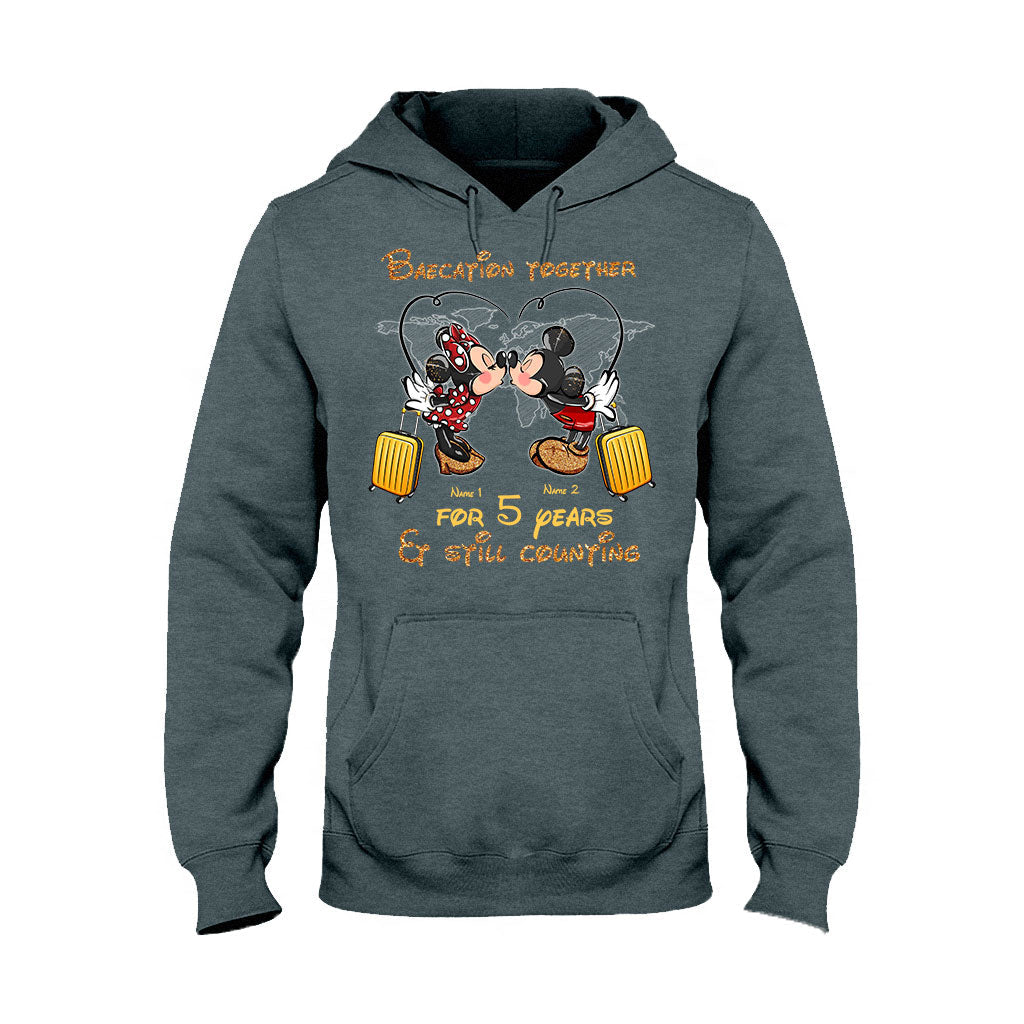 Personalized Couple Travel T-shirt & Hoodie Custom Name Gift