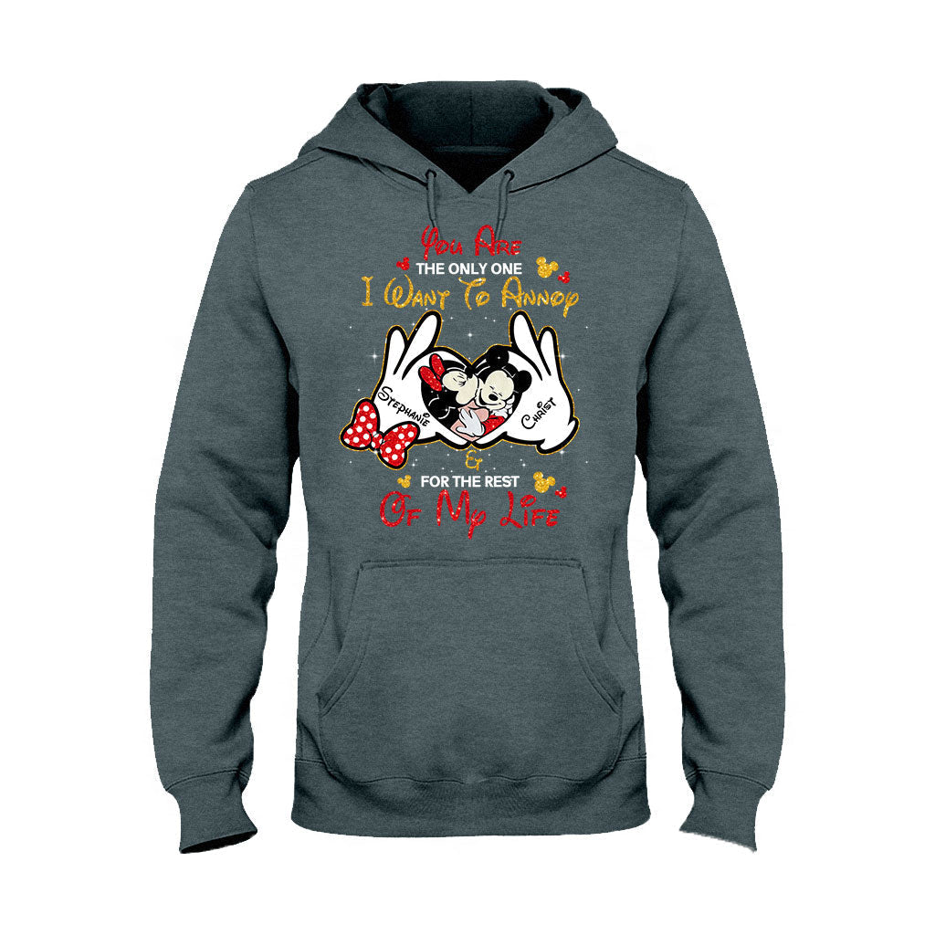 Personalized Couple T-shirt & Hoodie Custom Name Gift