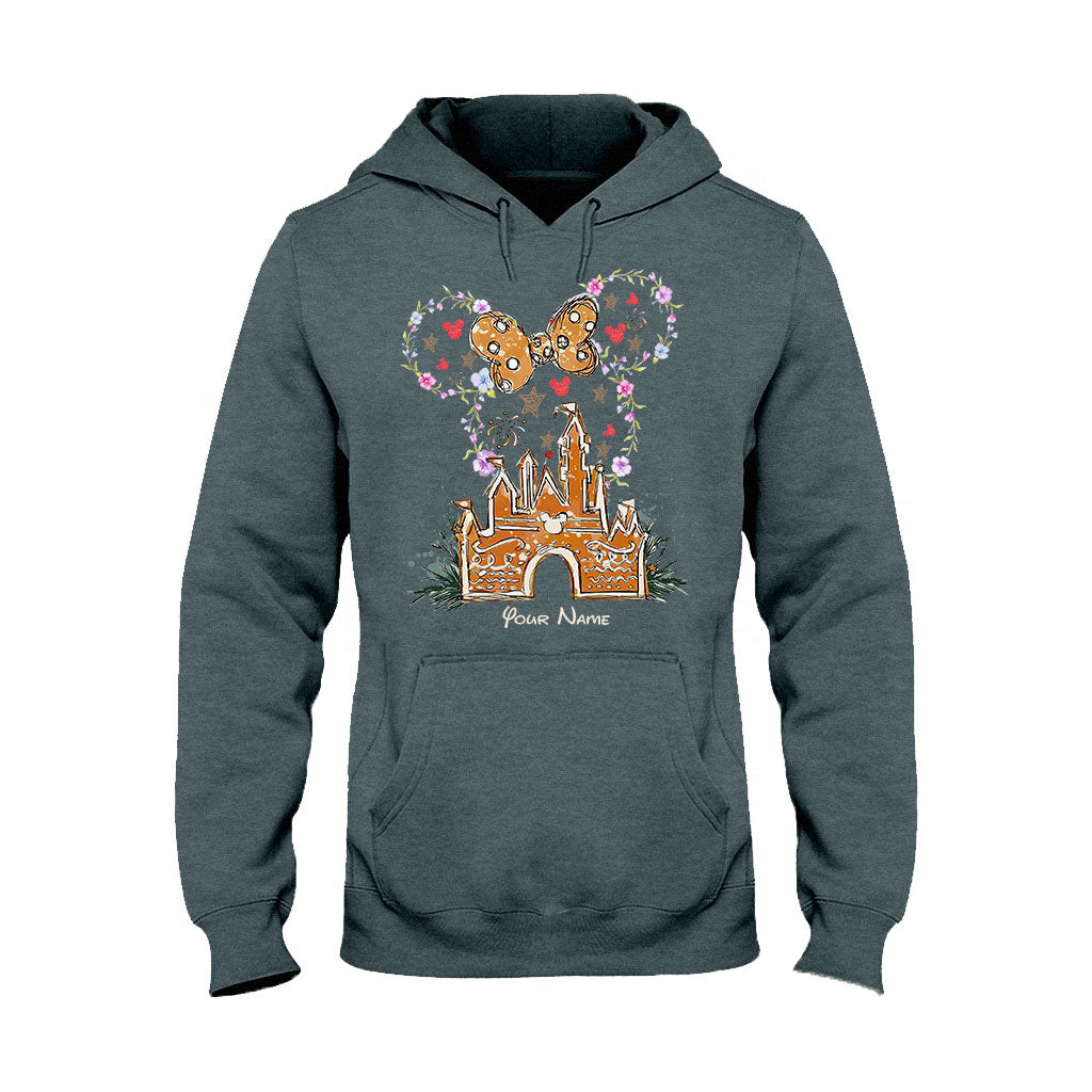 Personalized Merry Christmas Mouse T-shirt & Hoodie Custom Name Gift