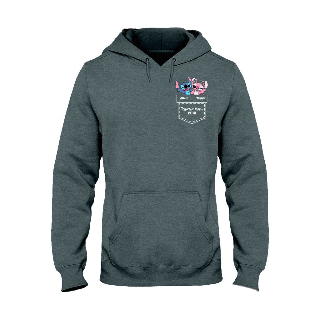 Personalized Ohana T-Shirt & Hoodie Custom Name Gift for Couples
