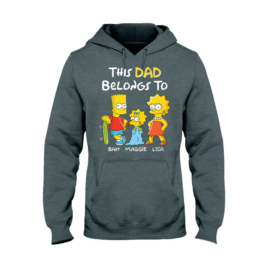 Personalized Dad T-shirt Hoodie Custom Family Gift