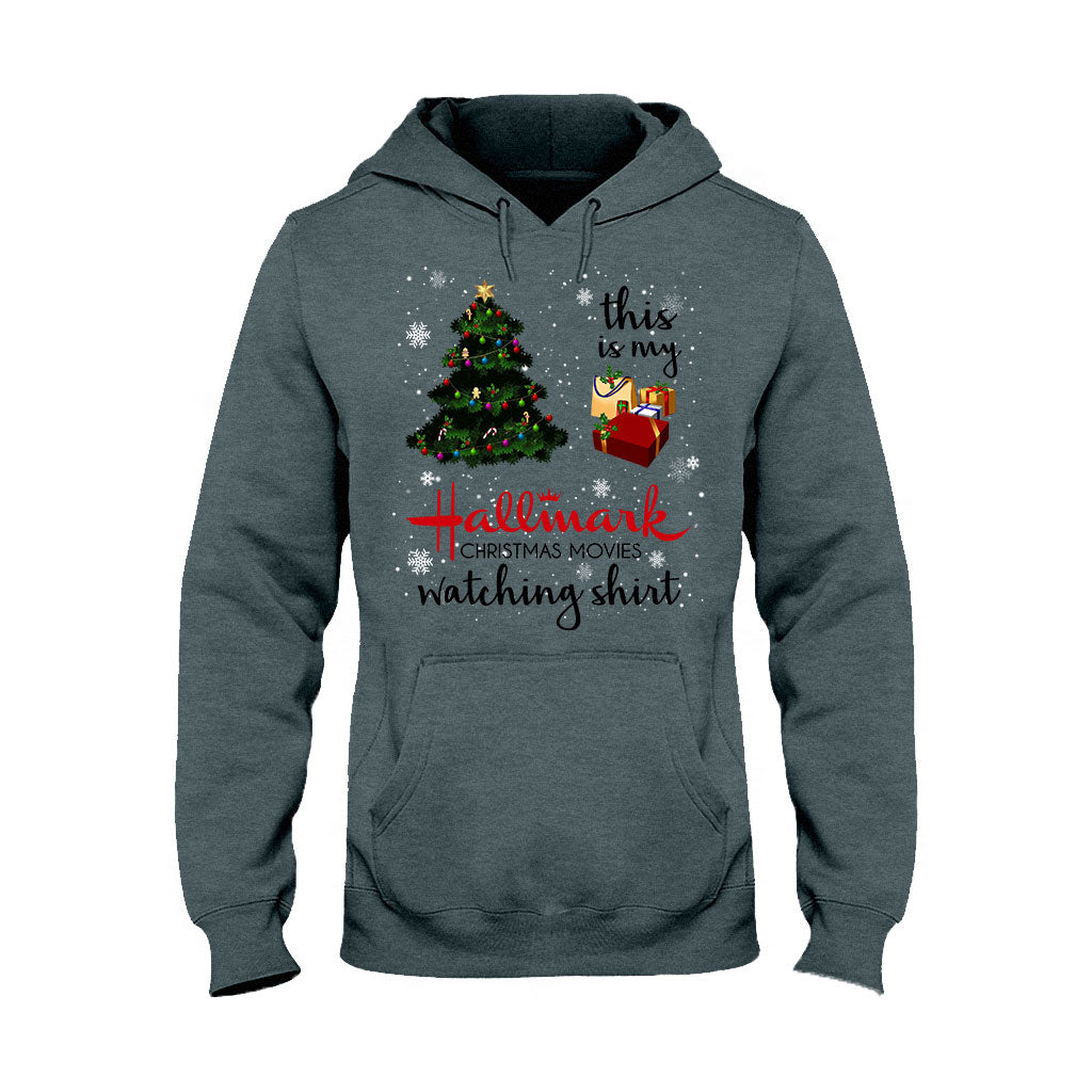 Personalized Hallmark Christmas Movies Watching T-shirt & Hoodie