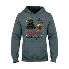 Load image into Gallery viewer, Personalized Hallmark Christmas Movies Watching T-shirt &amp; Hoodie
