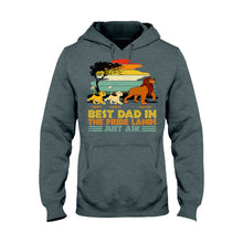 Load image into Gallery viewer, Personalized Best Dad T-Shirt &amp; Hoodie for Father's Day Gift
