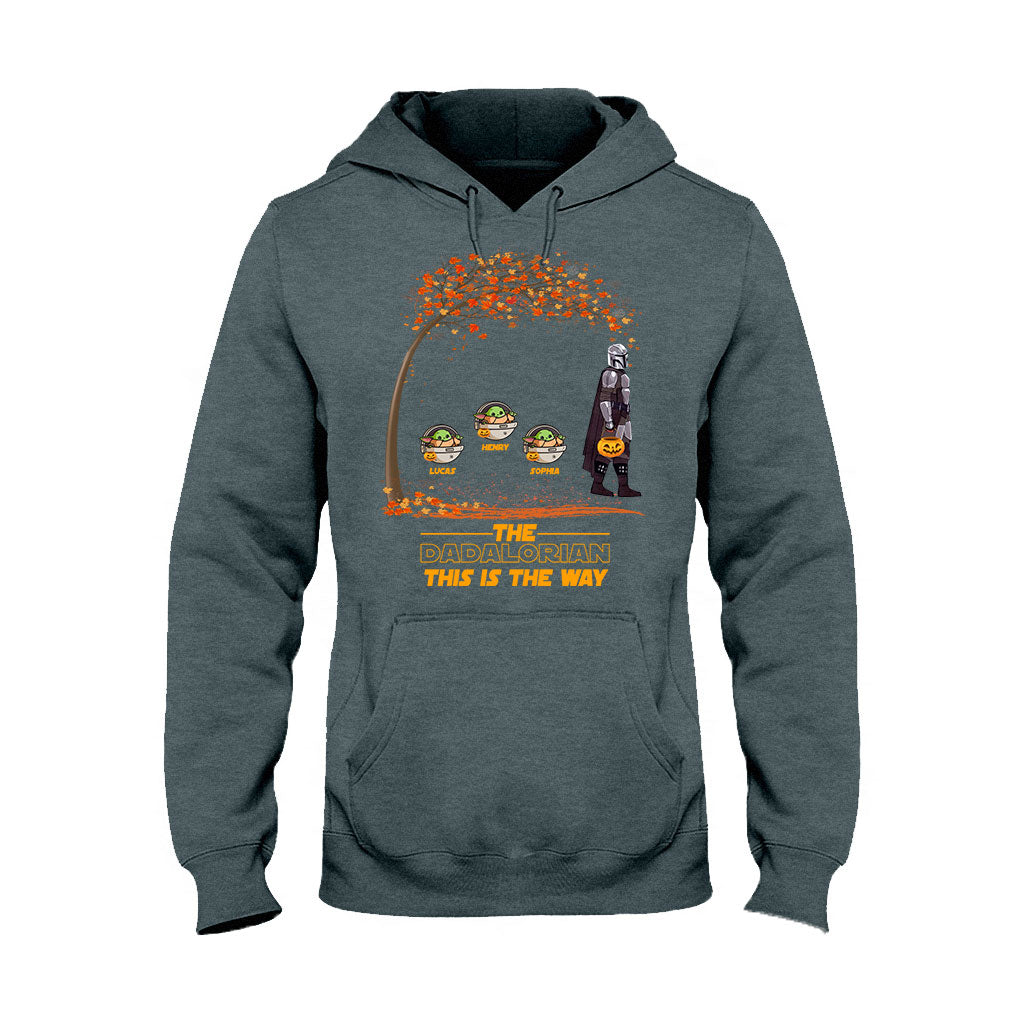 Personalized Halloween T-shirt & Hoodie The DADALORIAN Gift for Kids