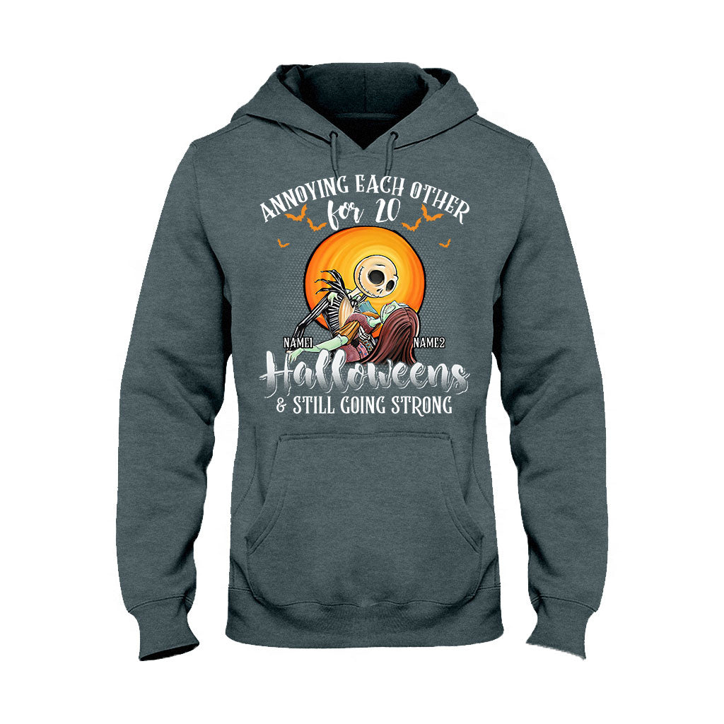 Personalized Halloween T-shirt & Hoodie Custom Names Gift