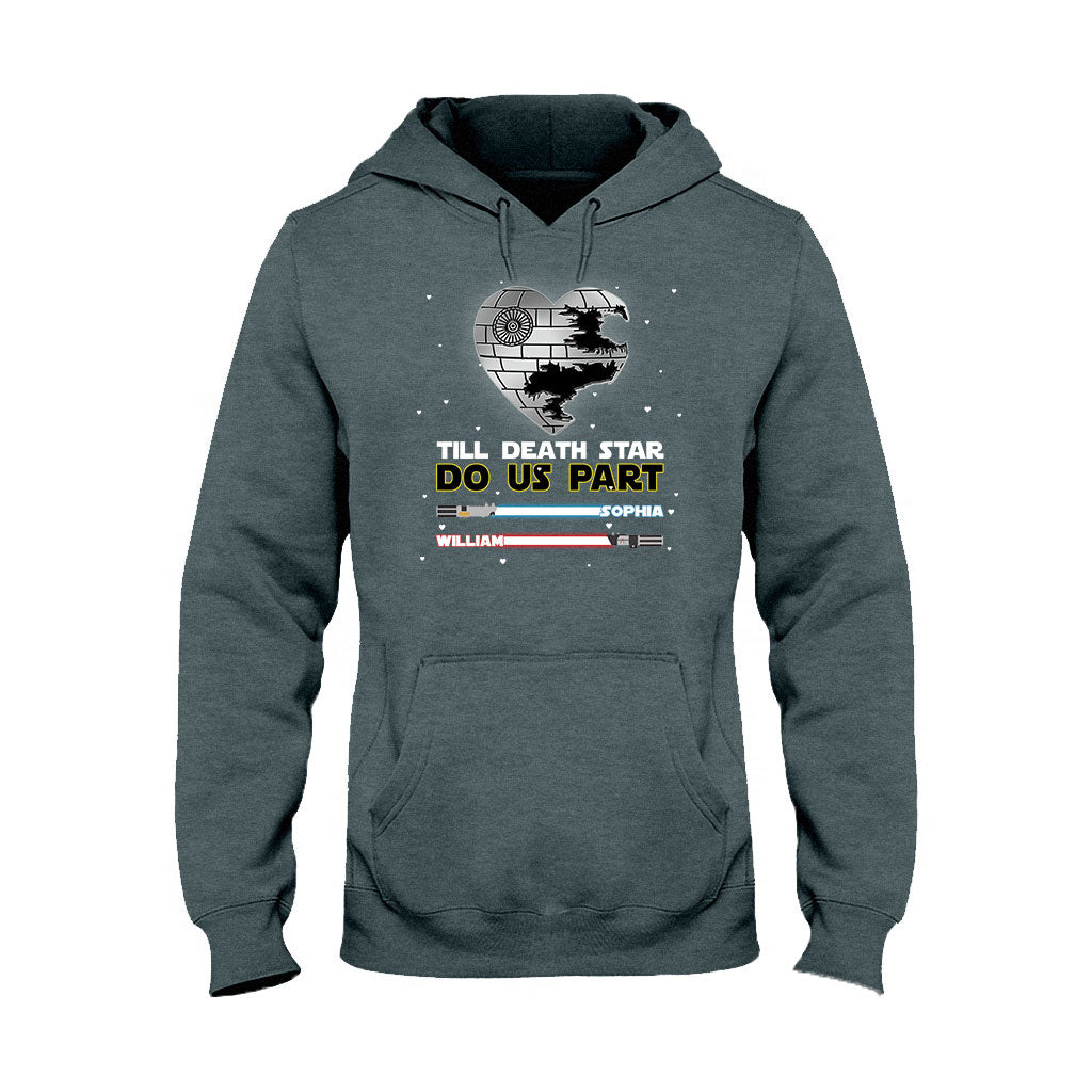 Personalized Till Death Star Do Us Part Couple T-shirt & Hoodie Gift