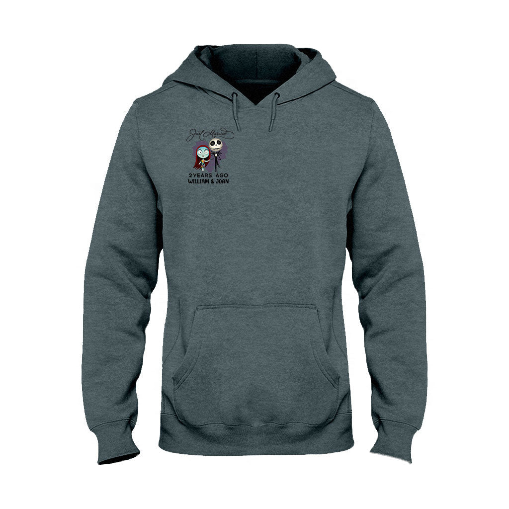 Personalized Just Married Couple T-shirt & Hoodie Gift