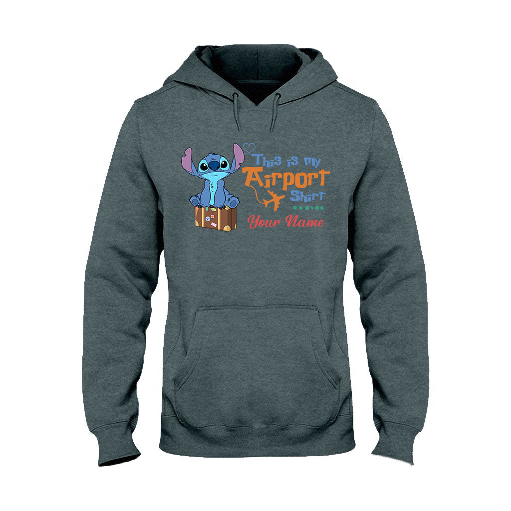 Personalized Ohana Airport T-shirt & Hoodie Custom Name Gift