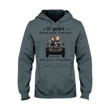 Load image into Gallery viewer, Personalized Couple T-shirt &amp; Hoodie 10 Years Behind Bars Gift
