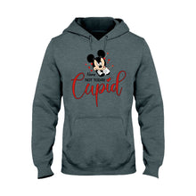 Load image into Gallery viewer, Personalized 'Not Today Cupid' T-shirt &amp; Hoodie for Her - Custom Name Gift
