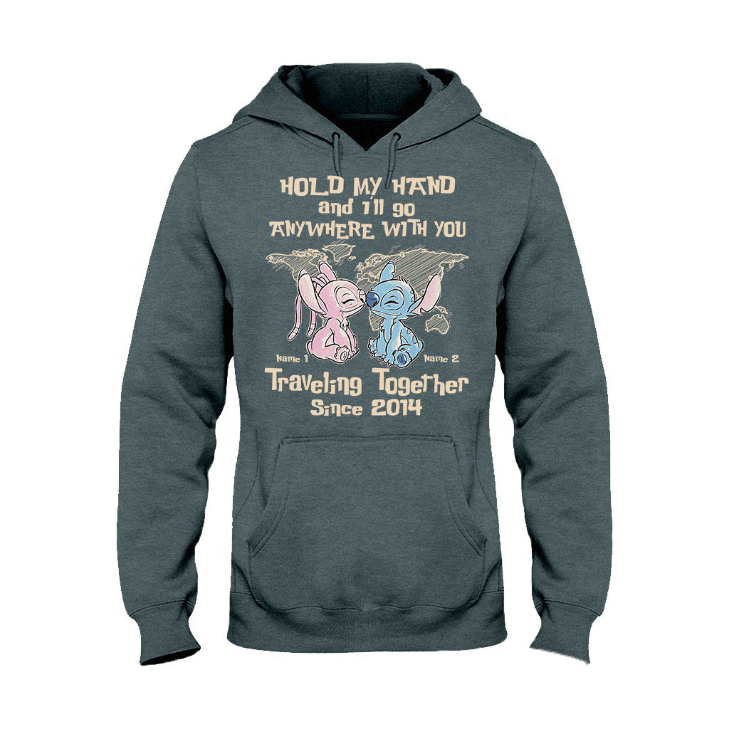 Personalized Couple Ohana T-Shirt & Hoodie Custom Names Gift