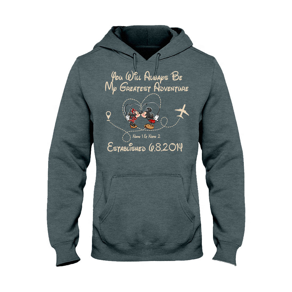 Personalized Couple Mouse T-shirt & Hoodie Gift for Valentine’s Day