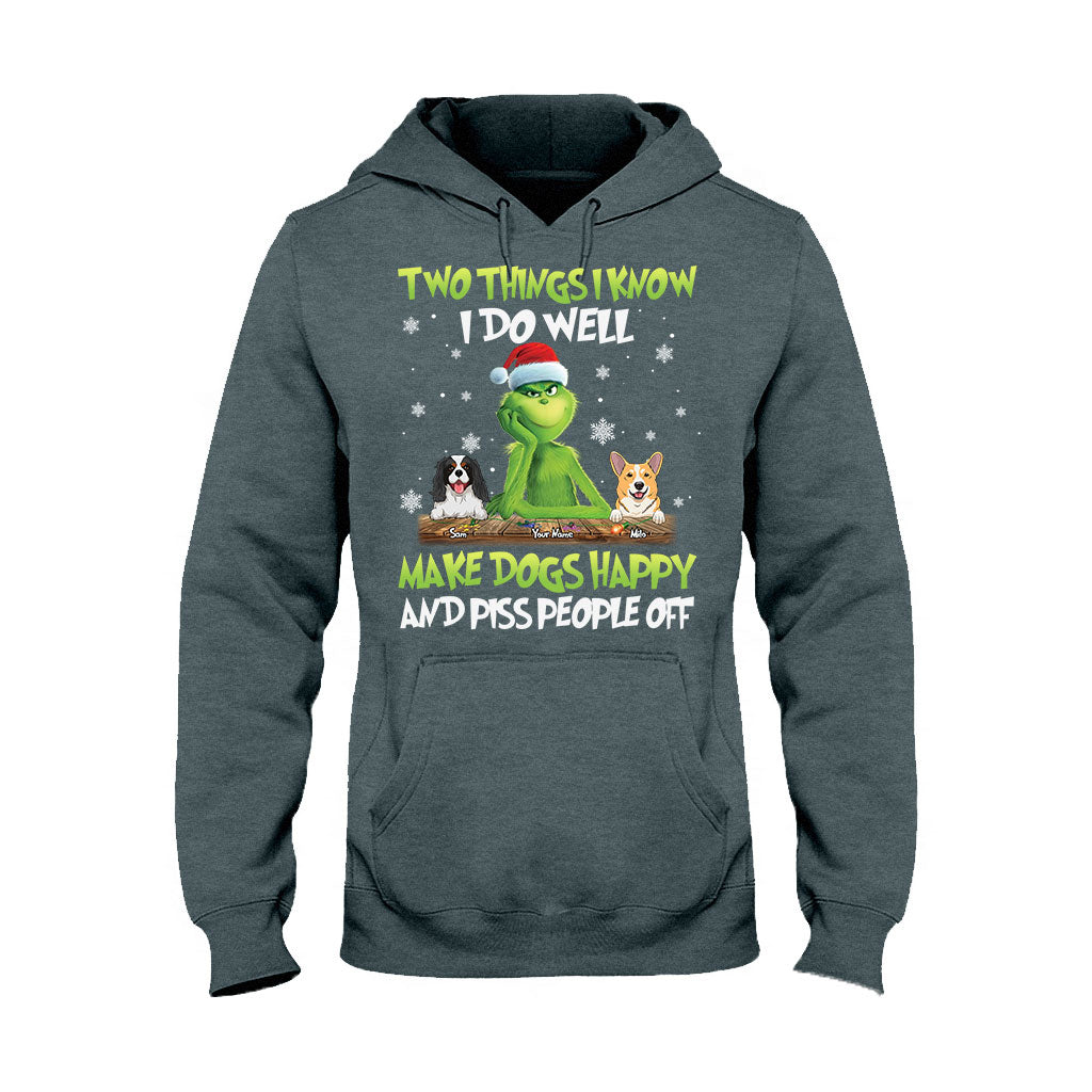 Personalized Grinch Christmas T-Shirt & Hoodie Gift for Dog Lovers