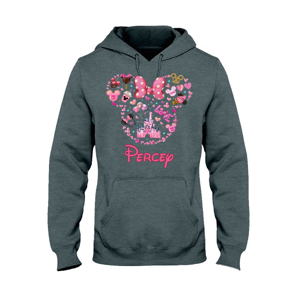 Personalized Christmas Mouse T-shirt & Hoodie Custom Name Gift