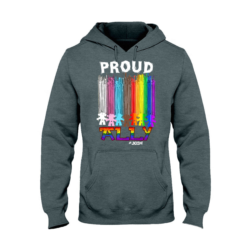 Personalized Proud Ally LGBT T-shirt & Hoodie for Everyone