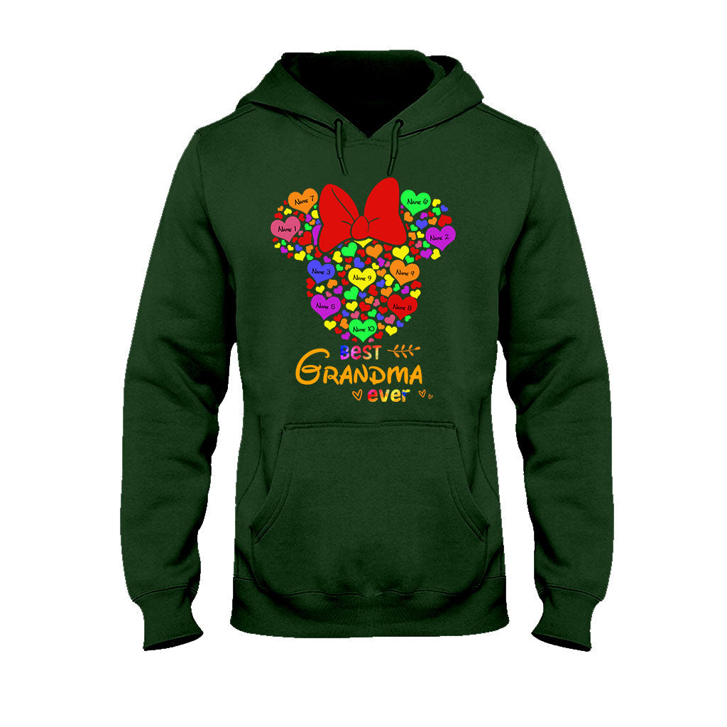 Personalized Mother's Day T-Shirt & Hoodie Best Grandma Ever Gift