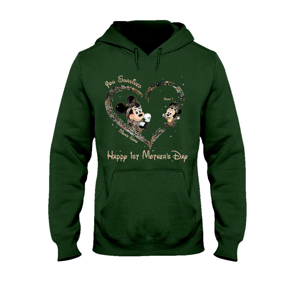 Personalized Mother's Day T-shirt & Hoodie You Survived Gift for Mom