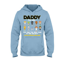 Load image into Gallery viewer, Personalized Father's Day T-shirt with Star Wars Design Gift for Dad
