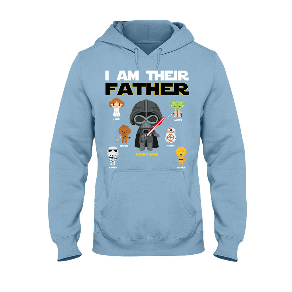 Personalized I Am Their Father T-Shirt & Hoodie Gift for Dad, Custom Name, Father's Day