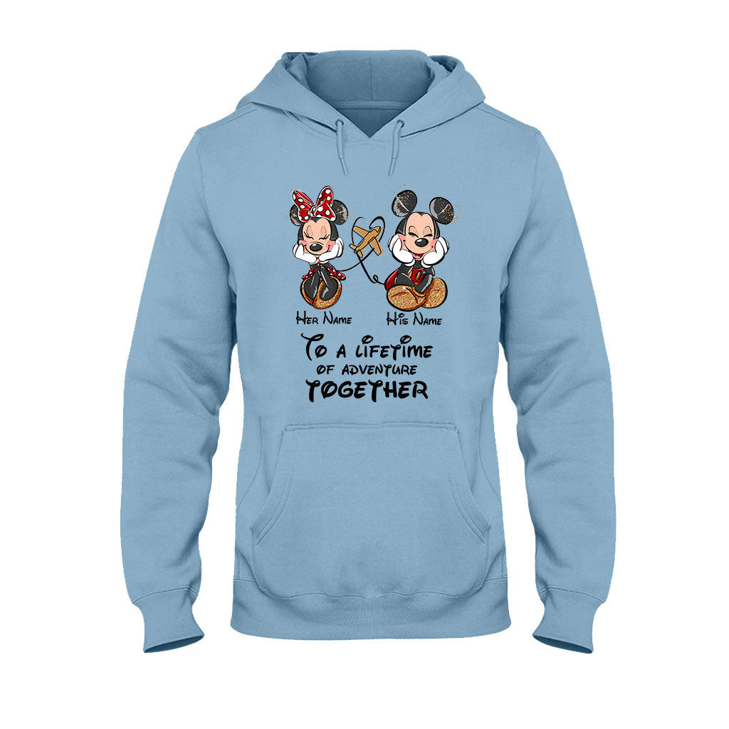 Personalized Disney Adventure T-shirt & Hoodie for Couples